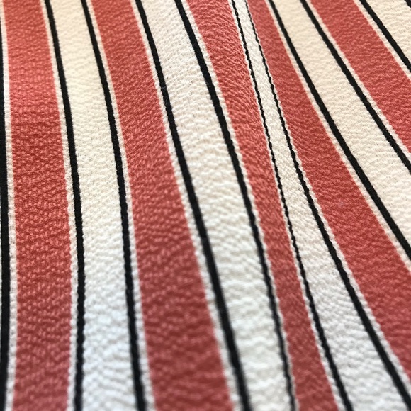 Pink, white and black striped Monteau dress - Picture 4 of 4